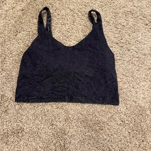 Offline Arie Dark grey stone washed crop top